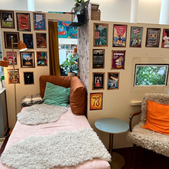 Billede af læseinstallationen 'WOW!'