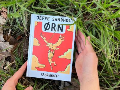 Foto af den Grafiske roman "Ørn" af Jeppe Sandholt