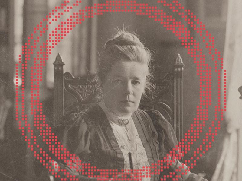 selma lagerlöf ved skrivebord